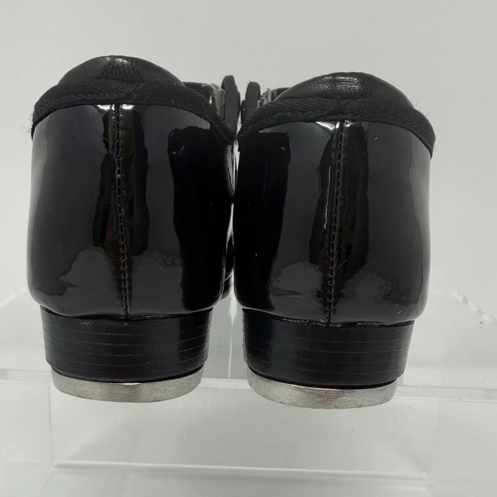 Capezio Black Patent Mary Jane Dance/Tap Shoes Girls Size 11